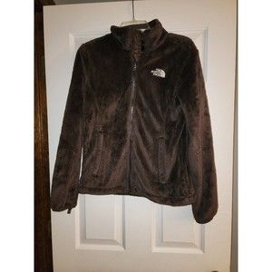THE NORTH FACE Teddy Fuzzy Brown Women’s Fleece Jacket Size Medium‎